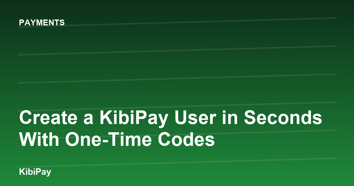 Create a Ayrte User in Seconds With One-Time Codes