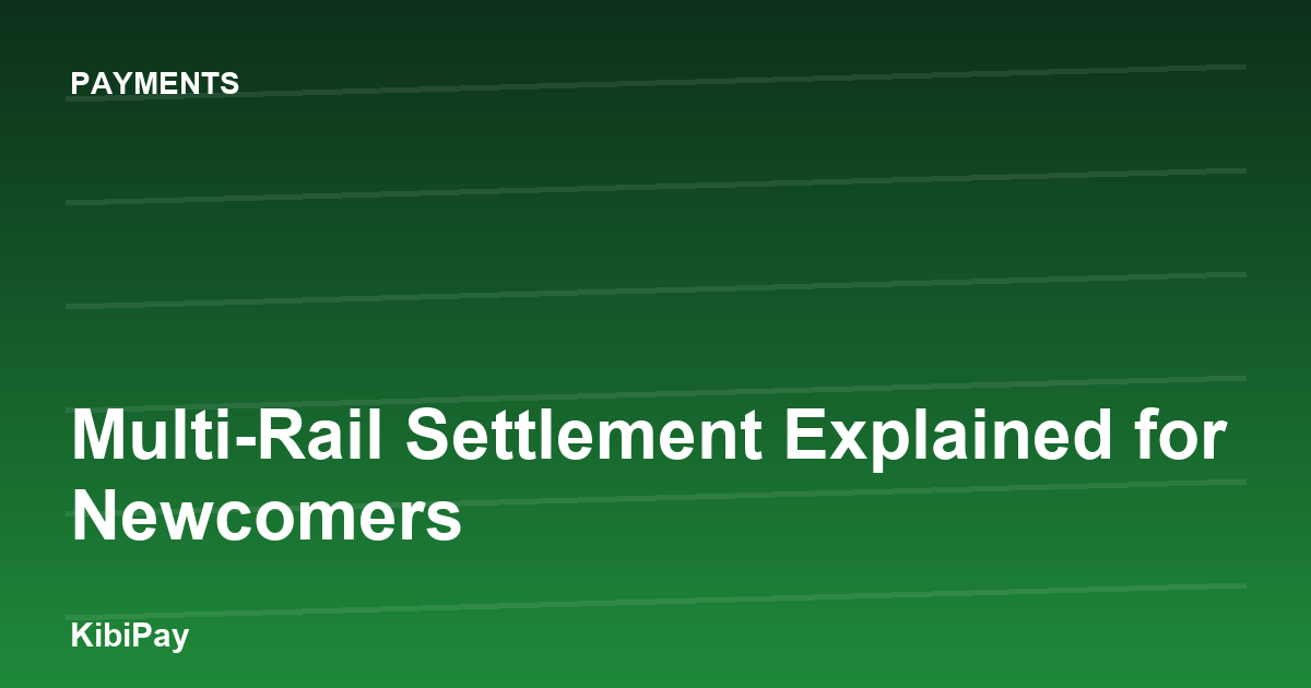 Multi-Rail Settlement Explained for Newcomers